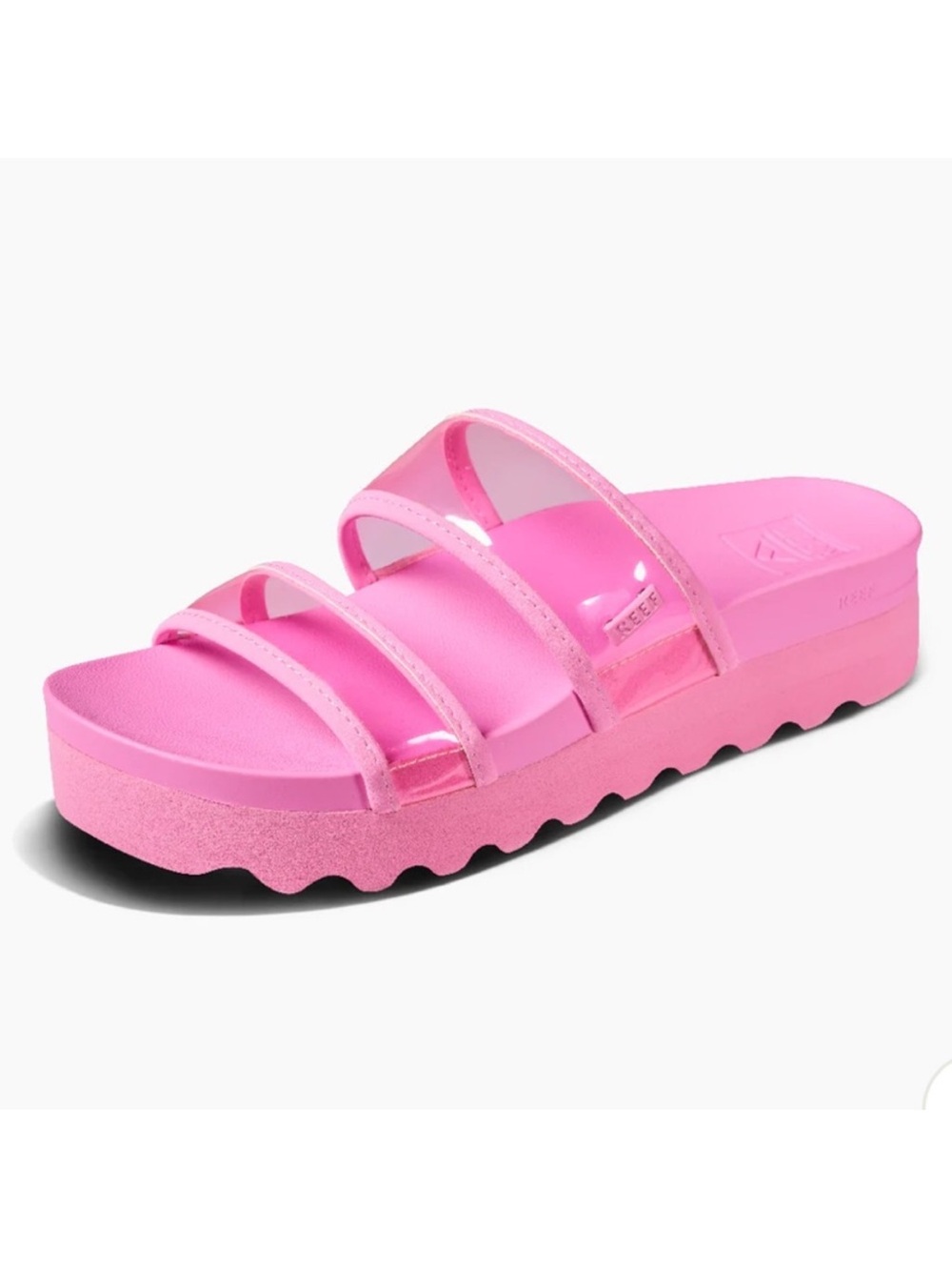 REEF Vista High Pink platform Sandals